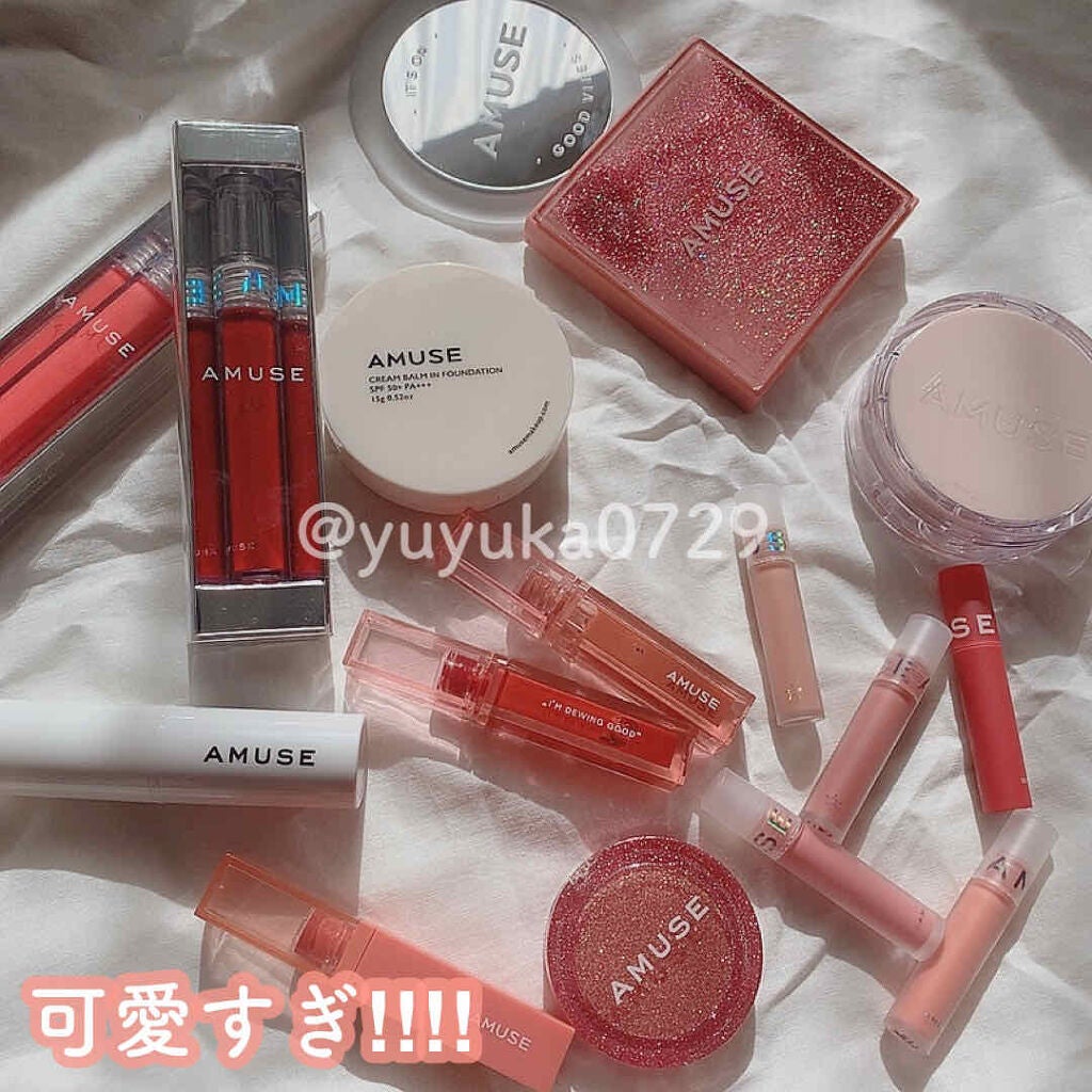 ソフトクリームチーク/AMUSE/リキッドチークを使ったクチコミ(2枚目)