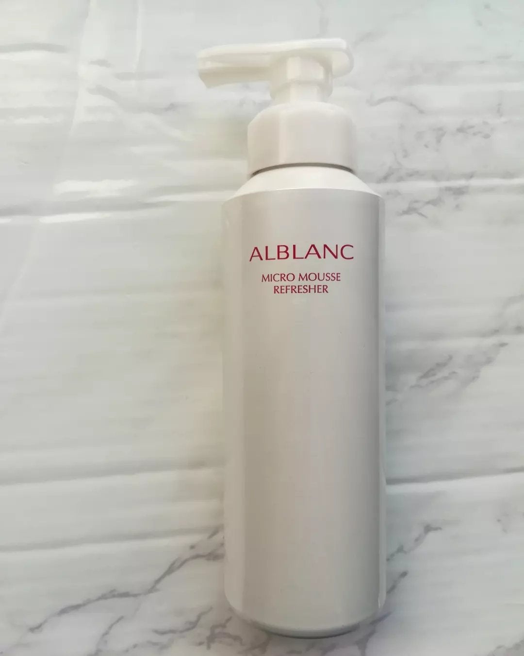 マイクロムース リフレッシャー/ALBLANC/泡洗顔を使ったクチコミ(1枚目)