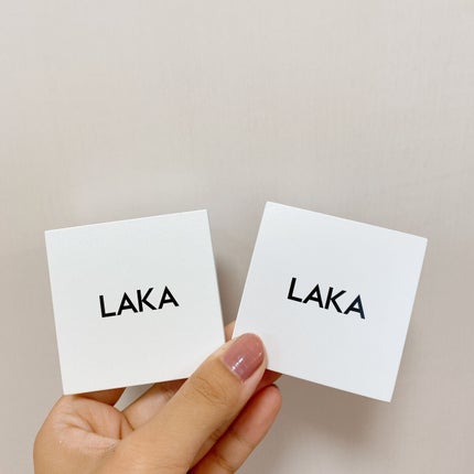 ジャストチーク/Laka/パウダーチークを使ったクチコミ(1枚目)