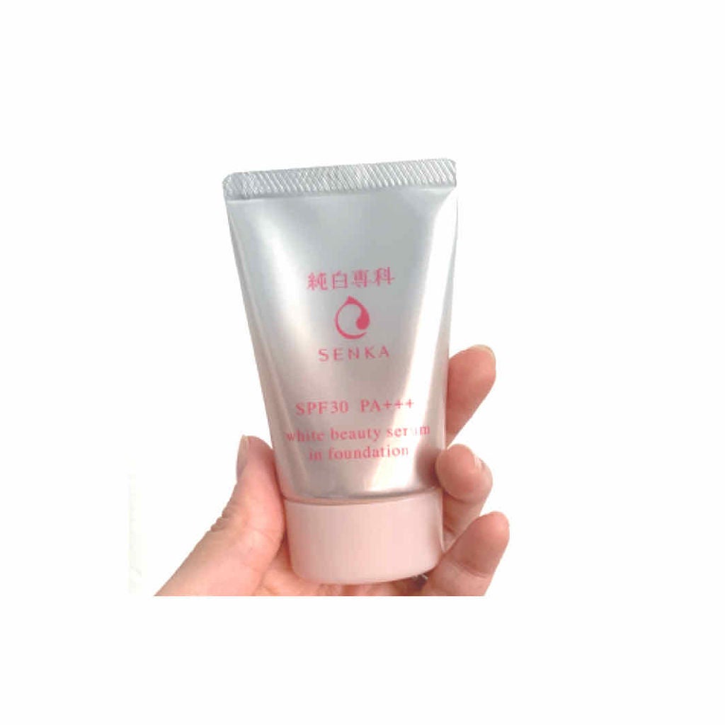 純白専科 すっぴん色づく美容液フォンデュ/SENKA(専科)/リキッドファンデーションを使ったクチコミ(1枚目)