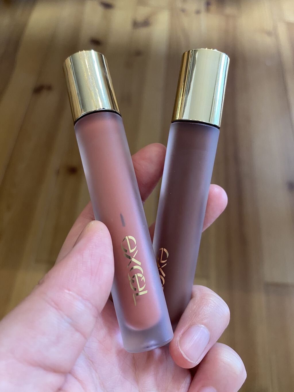 リップベルベティスト LV01 パピーガール/excel/口紅を使ったクチコミ（1枚目）