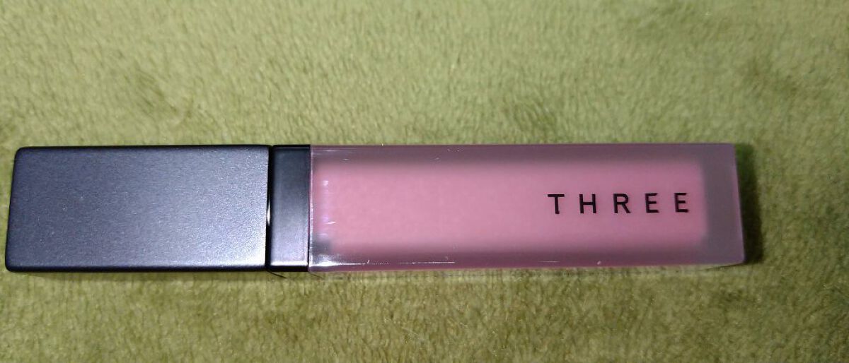 THREE ディヴァインリップジェム X01 BLOOM BOOM/THREE/口紅を使ったクチコミ（2枚目）