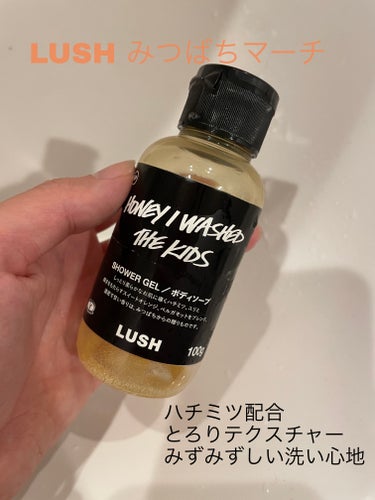 ラッシュ みつばちマーチ シャワージェル SPのクチコミ「LUSH
みつばちマーチ シャワージェル
《シャワージェル/洗浄料》
100ｇ ￥1300
ー.....」（1枚目）