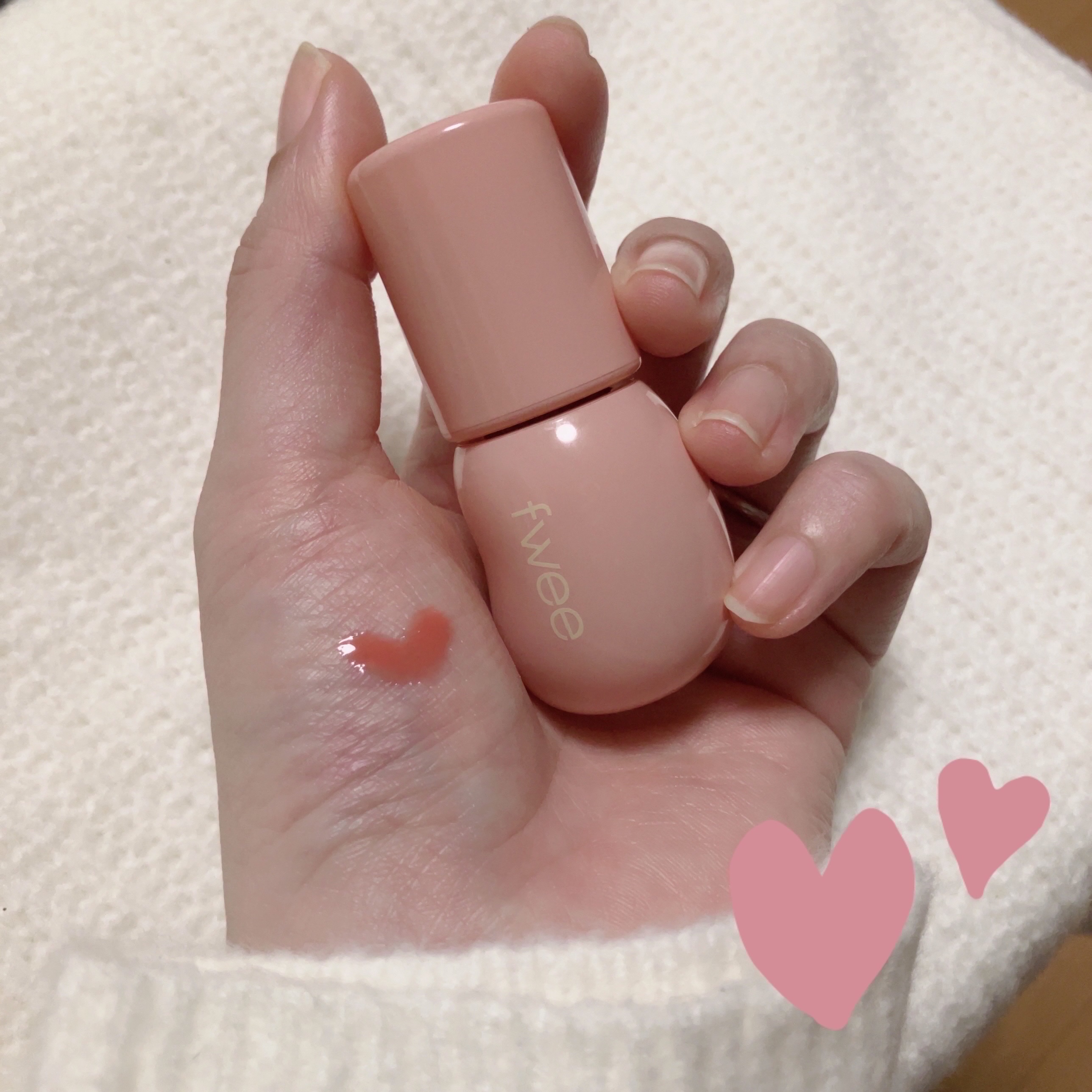 フィー 3Dボリューミンググロス/fwee/リップグロスを使ったクチコミ（1枚目）