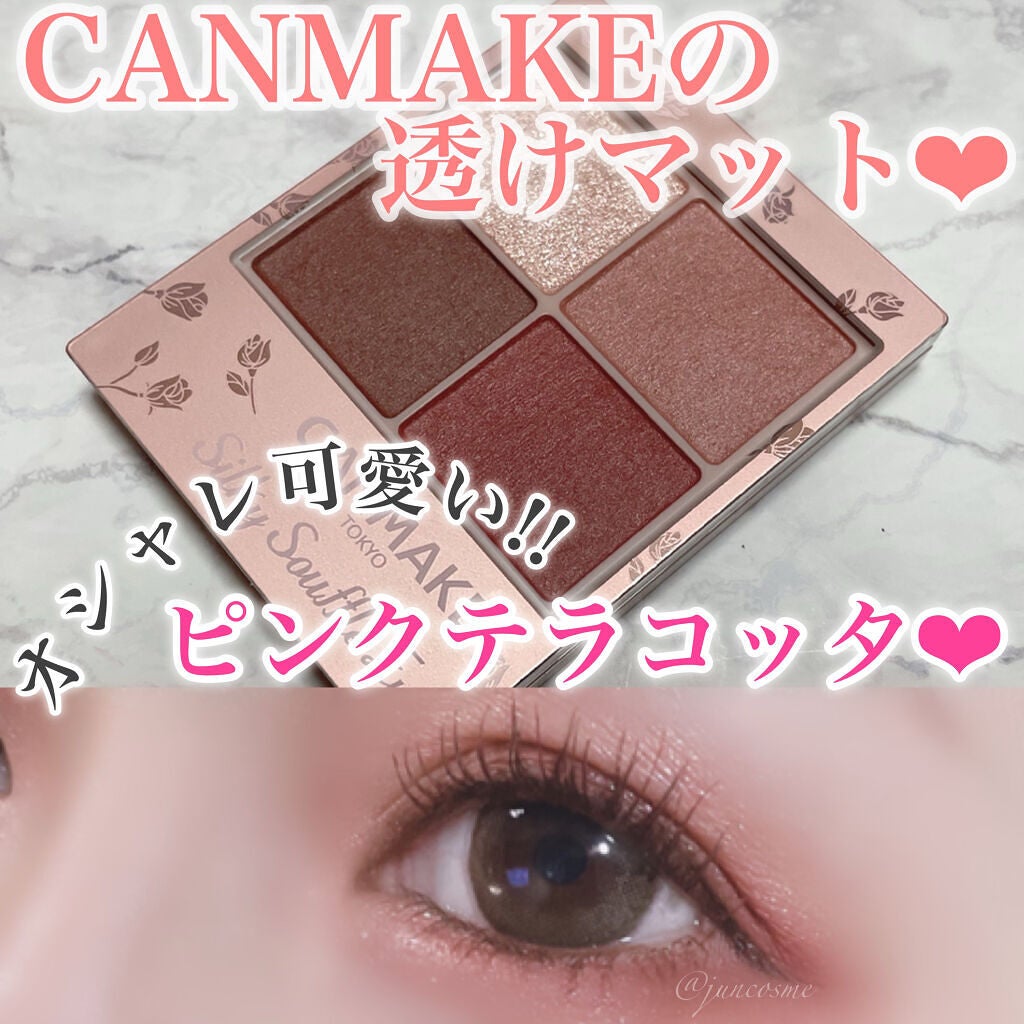 シルキースフレアイズ(マットタイプ)/キャンメイク/アイシャドウパレットを使ったクチコミ(1枚目)