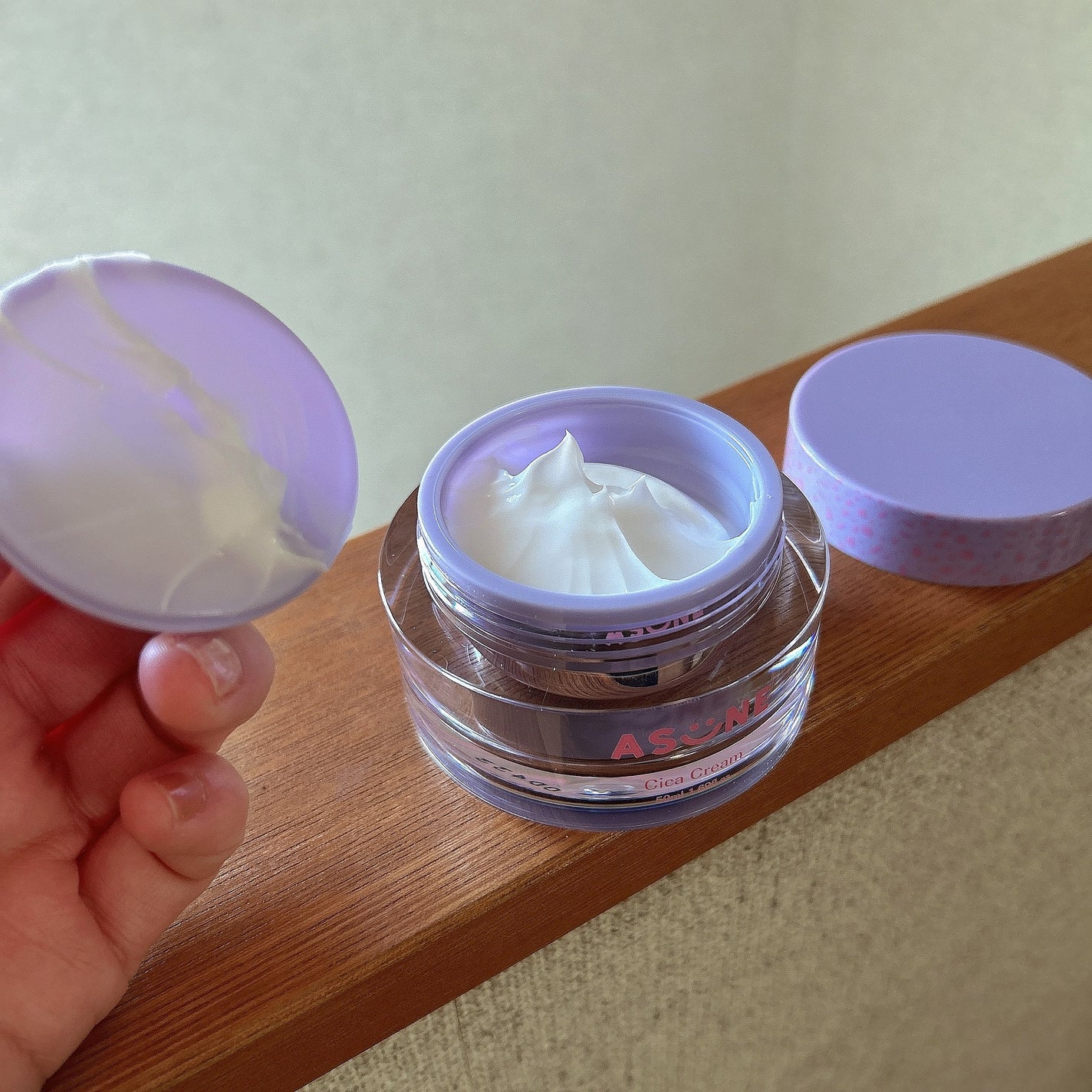 シカクリーム/ASUNE /フェイスクリームを使ったクチコミ(2枚目)
