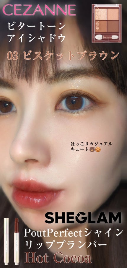 ビタートーンアイシャドウ/CEZANNE/パウダーアイシャドウを使ったクチコミ(1枚目)