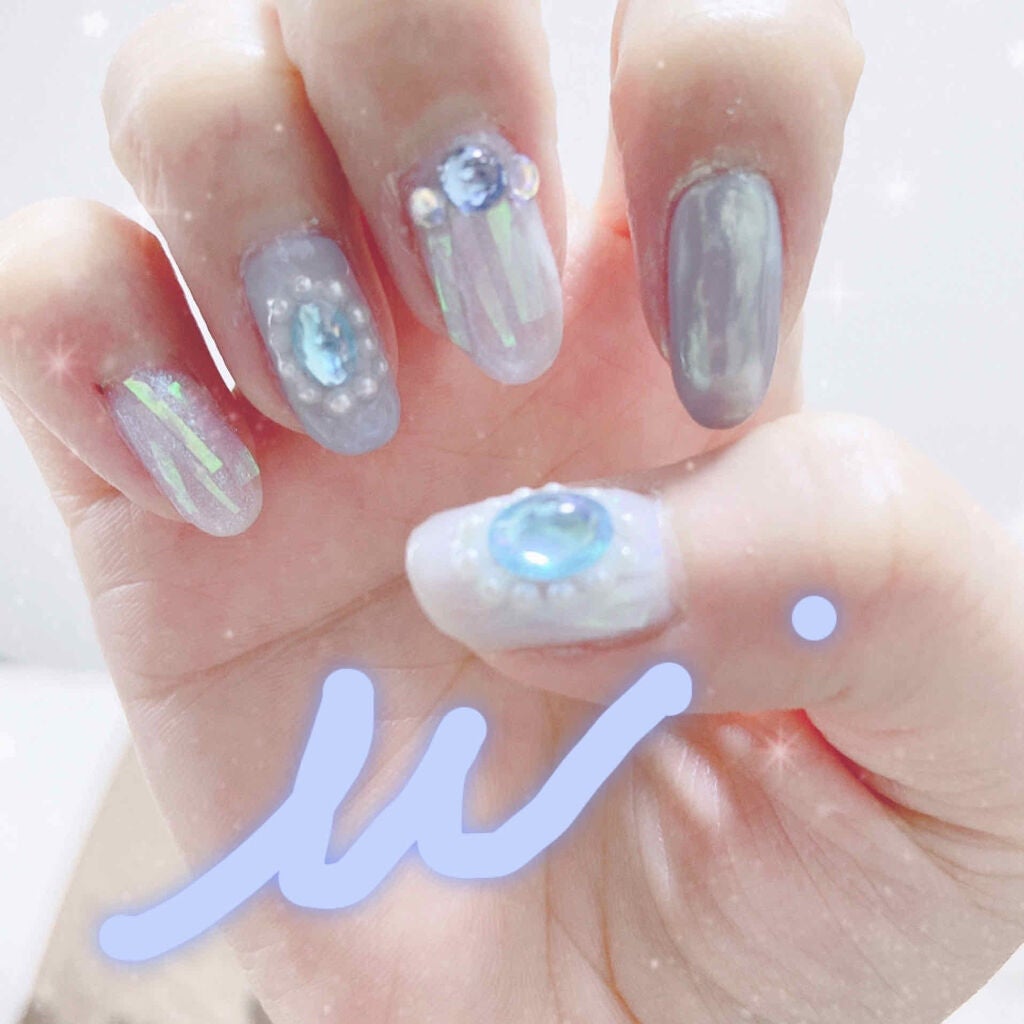 ジェルネイル(ライト対応)/セリア/ジェルネイルを使ったクチコミ(1枚目)