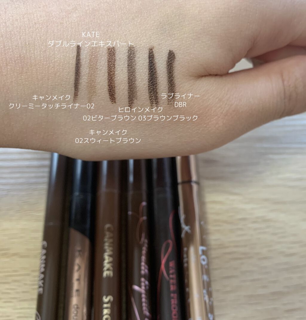 ストロングアイズライナー/キャンメイク/リキッドアイライナーを使ったクチコミ（1枚目）