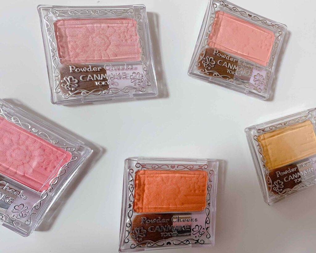 【旧品】パウダーチークス/キャンメイク/パウダーチークを使ったクチコミ(1枚目)