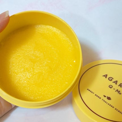 Q+Me スウィートボムタラソスクラブレモンティーの香り/AGARISM/バスト・ヒップケアを使ったクチコミ(2枚目)