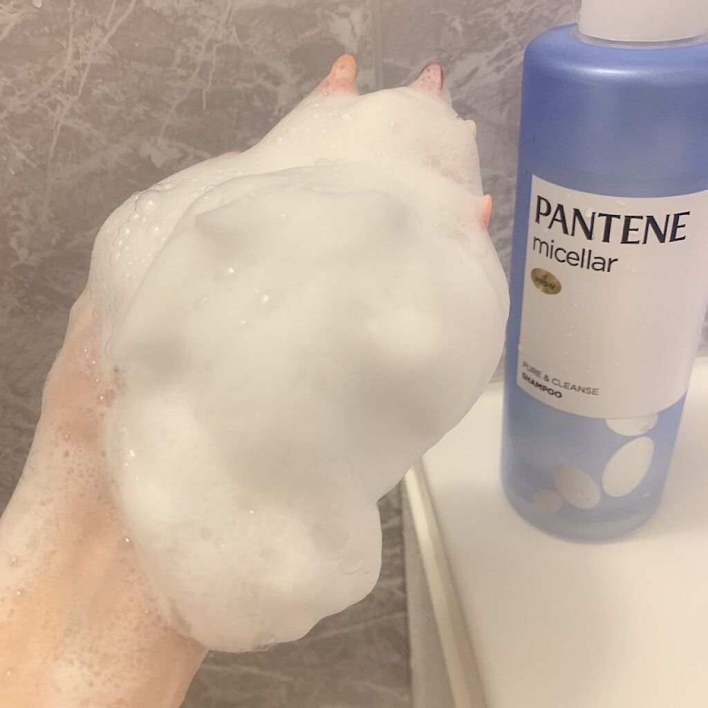 PRO-V ミセラー ピュア&クレンズ ノンシリコンシャンプー/トリートメント/パンテーン/市販シャンプーを使ったクチコミ(3枚目)
