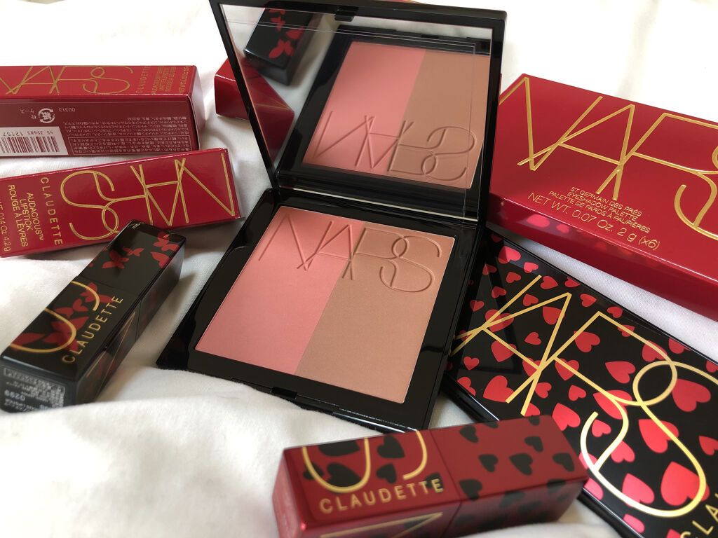 クローデット ブラッシュデュオ/NARS/パウダーチークを使ったクチコミ（2枚目）