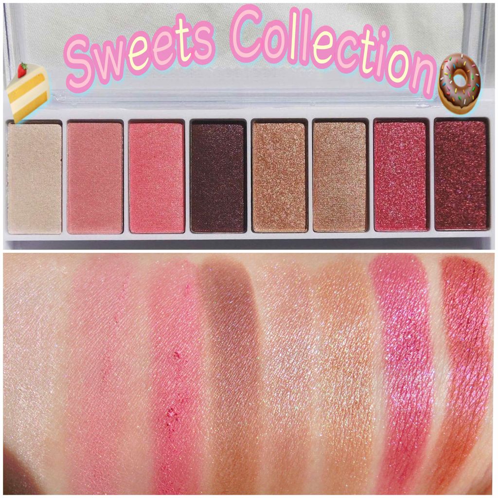 スイーツコレクション/マリブビューティー/アイシャドウパレットを使ったクチコミ（2枚目）