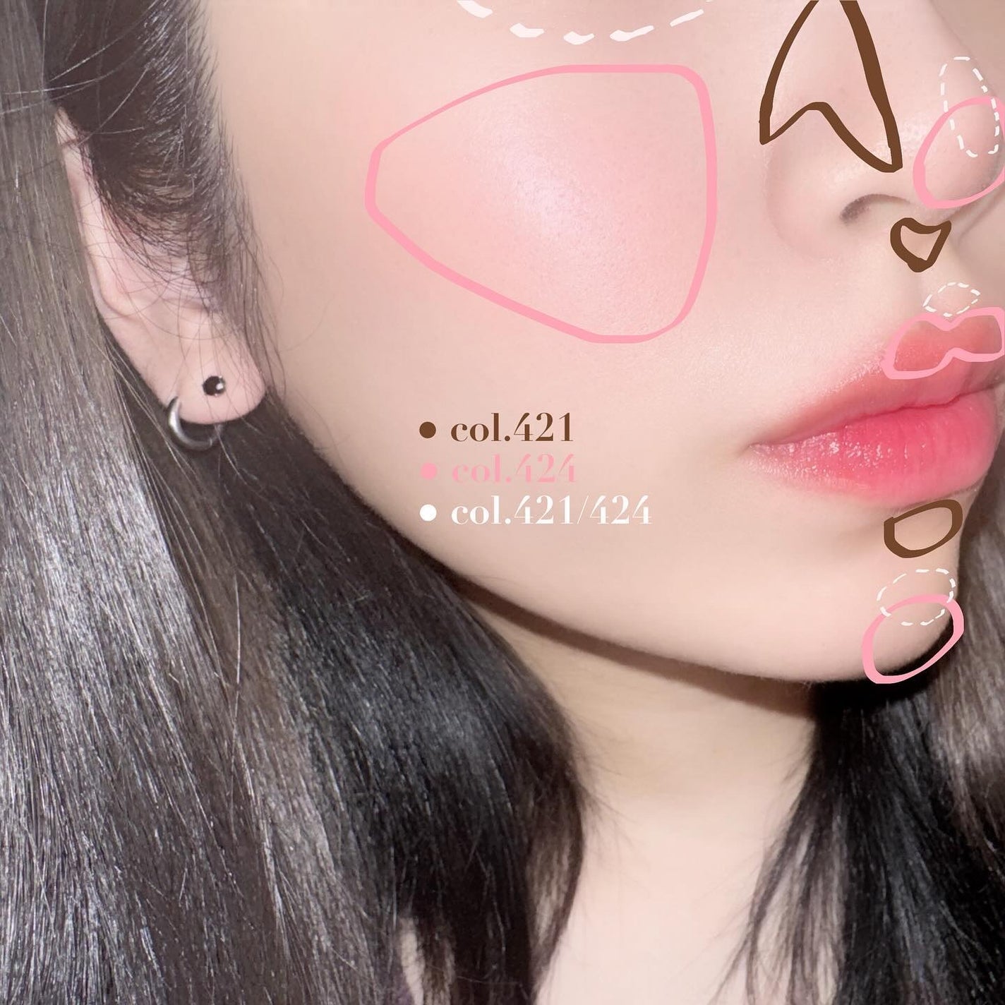 ダブルマルチクレヨン/チャコット・コスメティクス/シェーディングを使ったクチコミ(3枚目)