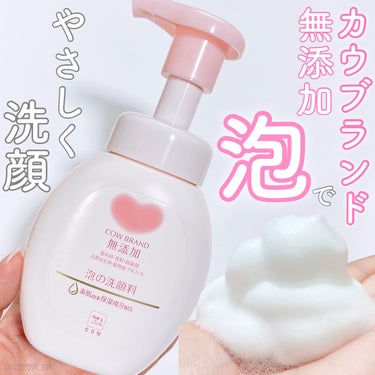 泡の洗顔料 本体 160ml/カウブランド無添加/泡洗顔を使ったクチコミ（1枚目）