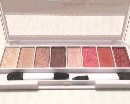 スイーツコレクション/マリブビューティー/アイシャドウパレットを使ったクチコミ(2枚目)