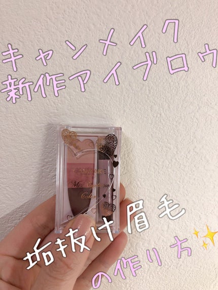ミックスアイブロウカラー/キャンメイク/パウダーアイブロウを使ったクチコミ(1枚目)