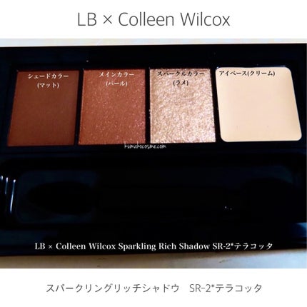 スパークリングリッチシャドウ/LB/アイシャドウパレットを使ったクチコミ(2枚目)