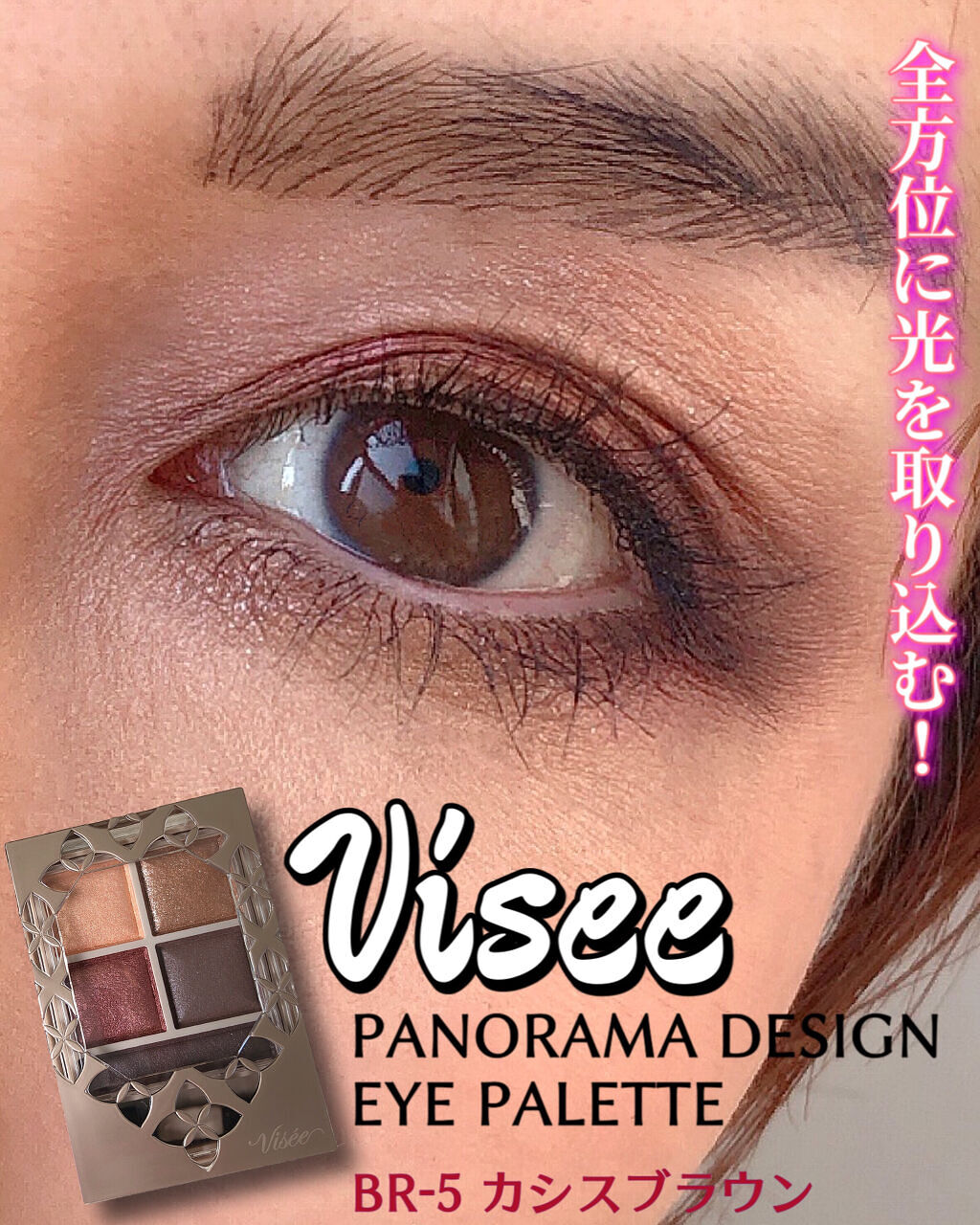 パノラマデザイン アイパレット/Visée/アイシャドウパレットを使ったクチコミ（1枚目）