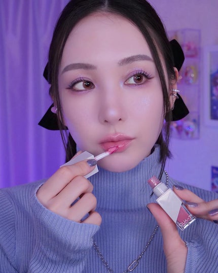 ザグラスタトゥーティント/QUA-T/リップティントを使ったクチコミ(1枚目)