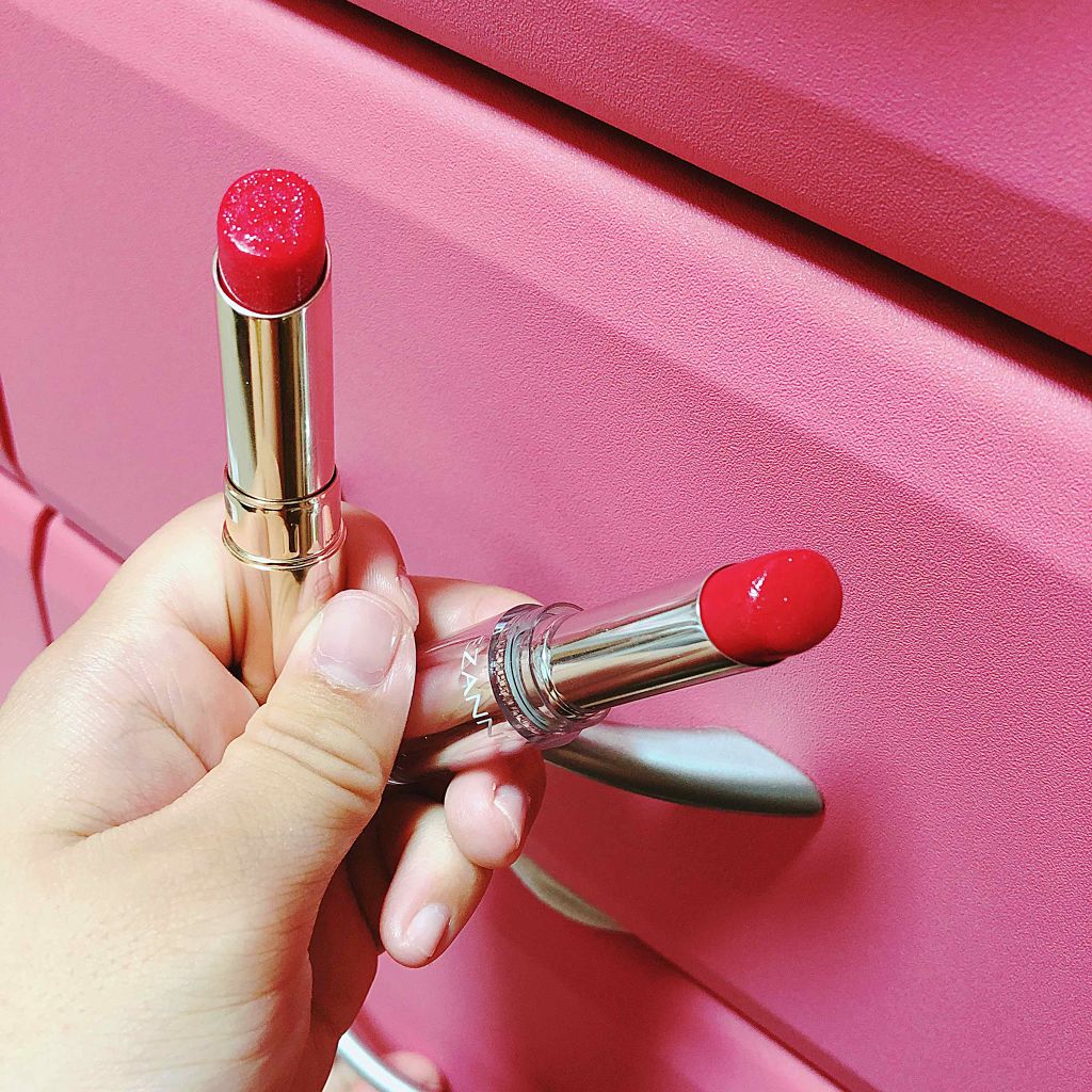 ラスティンググロスリップ/CEZANNE/口紅を使ったクチコミ（1枚目）