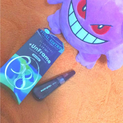 LIP38℃ +UnFrame<ホログラフィック>/UZU BY FLOWFUSHI/リップグロスを使ったクチコミ(1枚目)