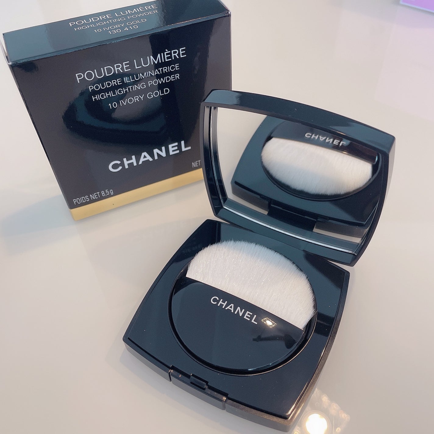 プードゥル ルミエール/CHANEL/パウダーハイライトを使ったクチコミ(2枚目)