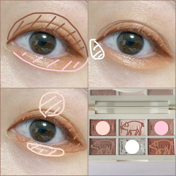 ハーシー プレイカラーアイズミニ/ETUDE/アイシャドウパレット by 森野 心晴𓃟