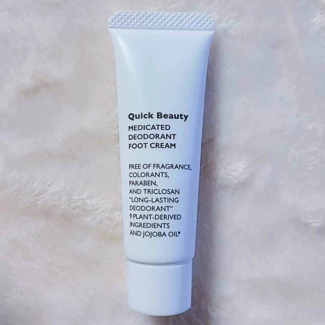 QB 薬用デオドラントフットクリーム 40C/クイックビューティー/デオドラント・制汗剤を使ったクチコミ（3枚目）