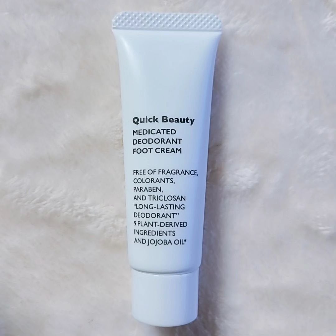 QB 薬用デオドラントフットクリーム 40C/クイックビューティー/デオドラント・制汗剤を使ったクチコミ(3枚目)