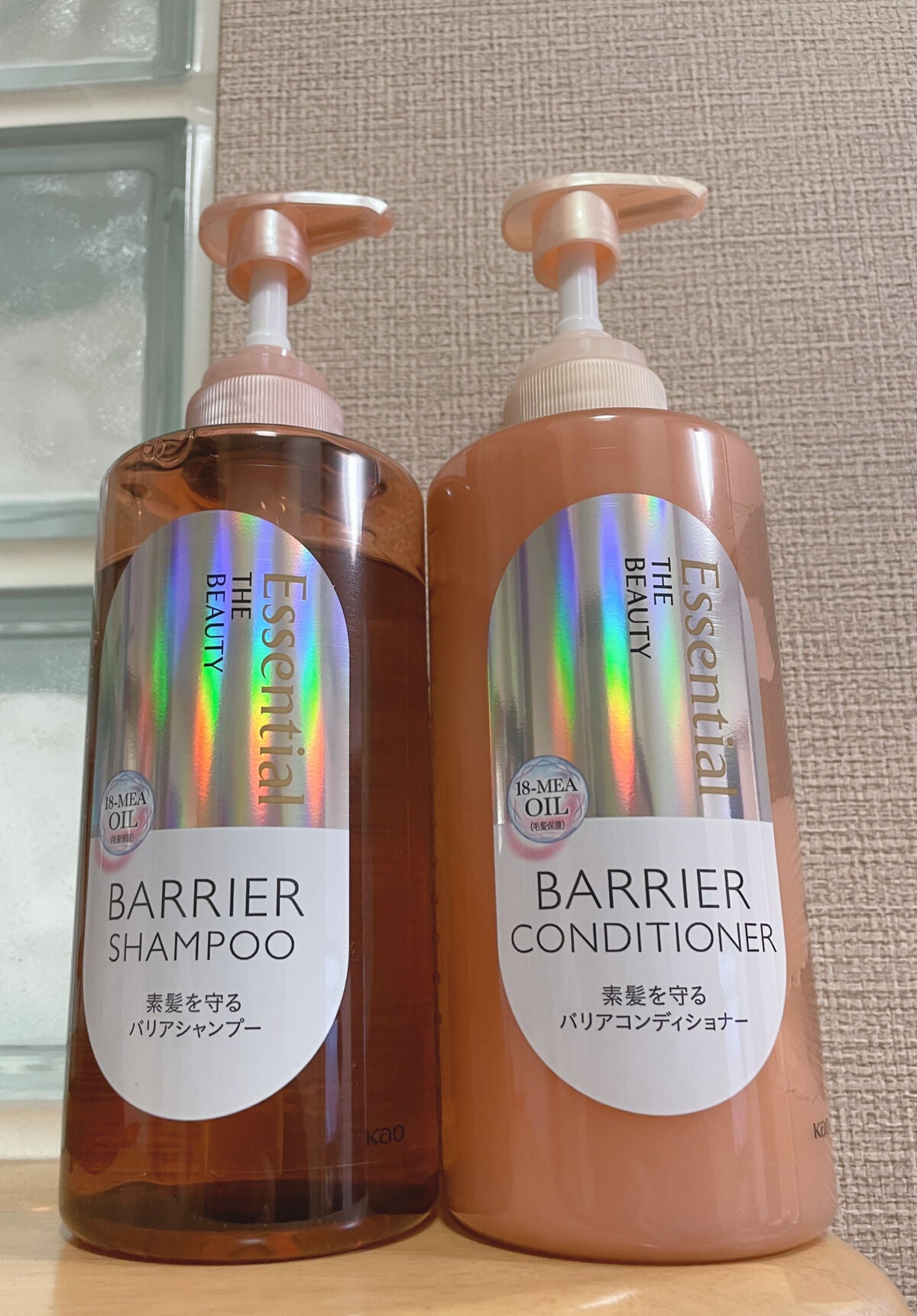 ザビューティ 髪のキメ美容素髪を守る バリアシャンプー/コンディショナー/エッセンシャル/シャンプー・コンディショナーを使ったクチコミ(1枚目)