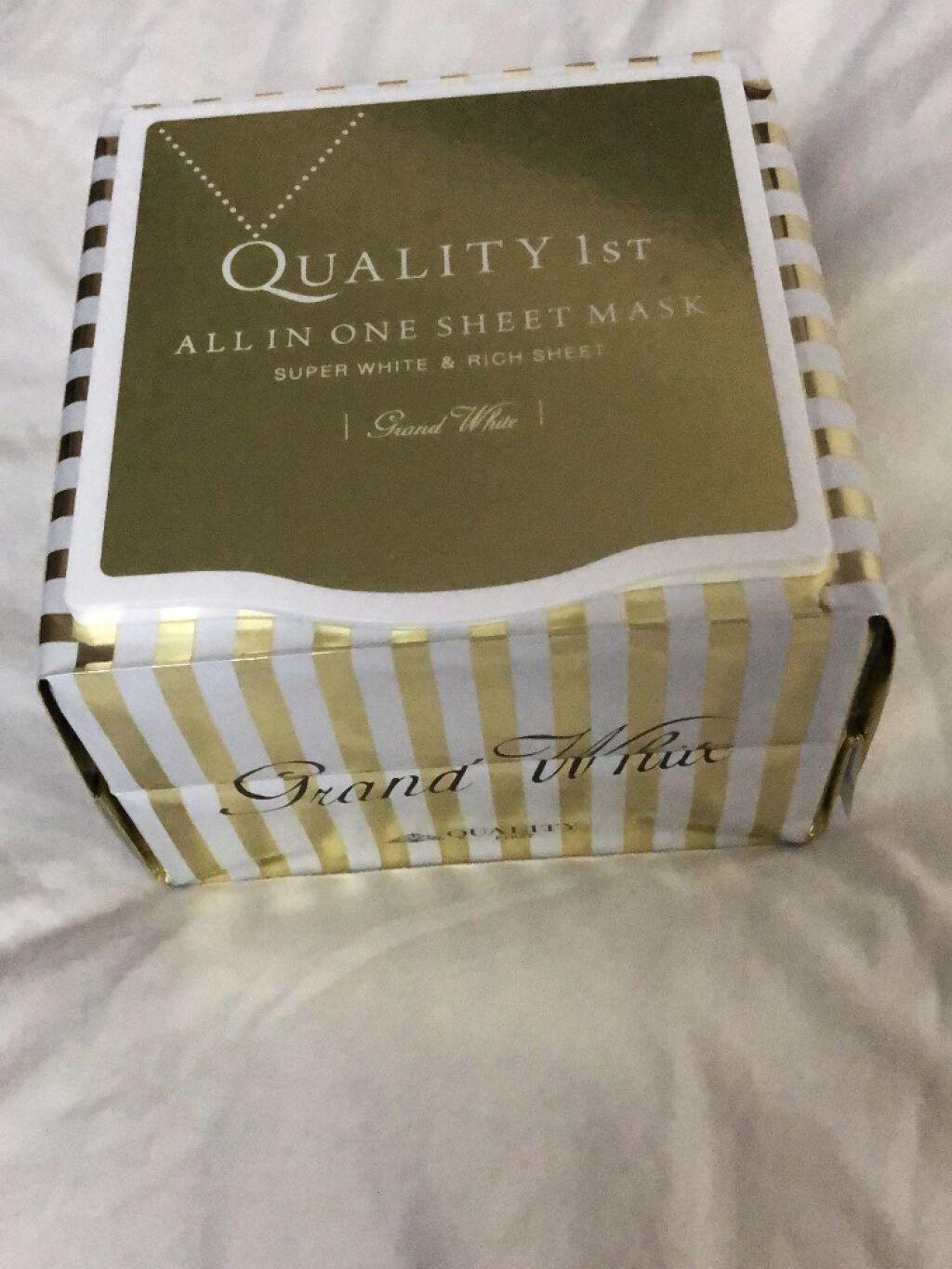 オールインワンシートマスク グランホワイト BOX/クオリティファースト/シートマスク・パックを使ったクチコミ（1枚目）