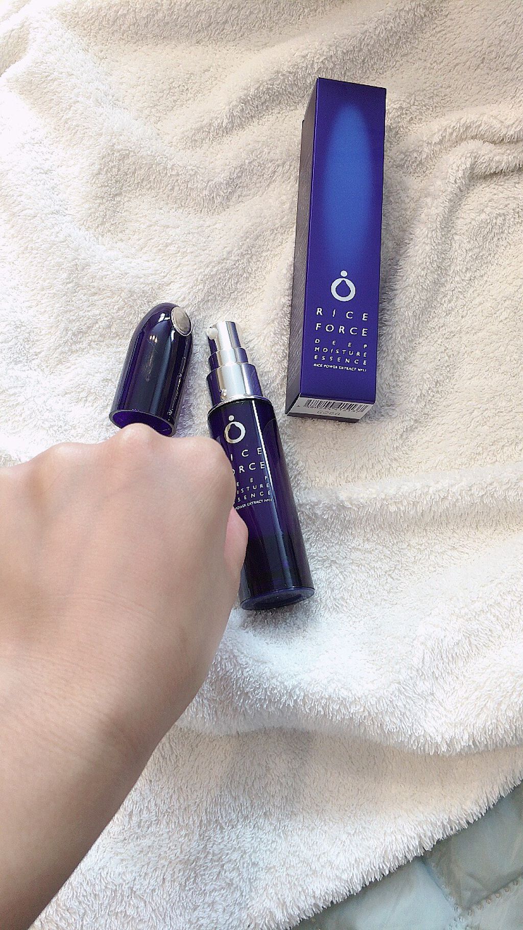 ディープモイスチュアエッセンス/ライスフォース/美容液を使ったクチコミ(4枚目)