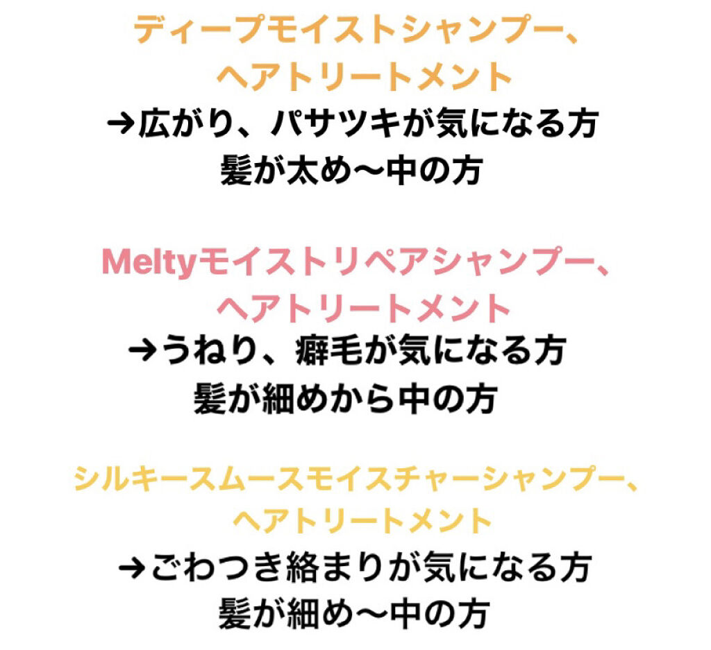 シルキー　スムースモイスチャー　シャンプー　1.0/ヘアトリートメント　2.0/&honey/市販シャンプーを使ったクチコミ（2枚目）