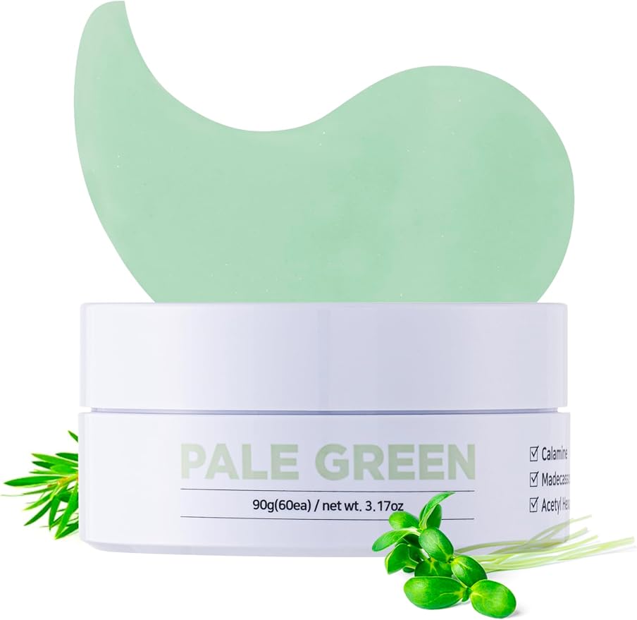 PALE GREEN pastel eye mask / HAYEJIN
