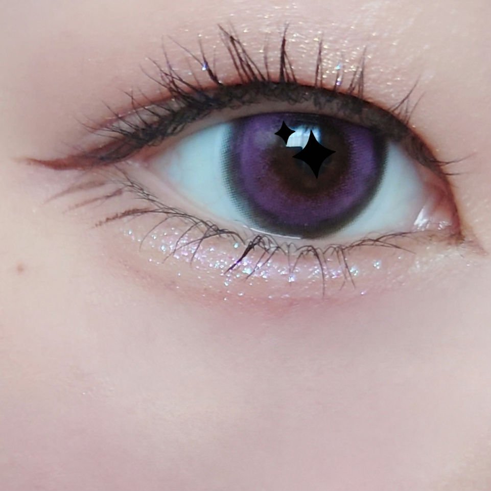 1-DAY Refrear dolemi ロマンスグレープ/Refrear/ワンデー（１DAY）カラコンを使ったクチコミ（2枚目）