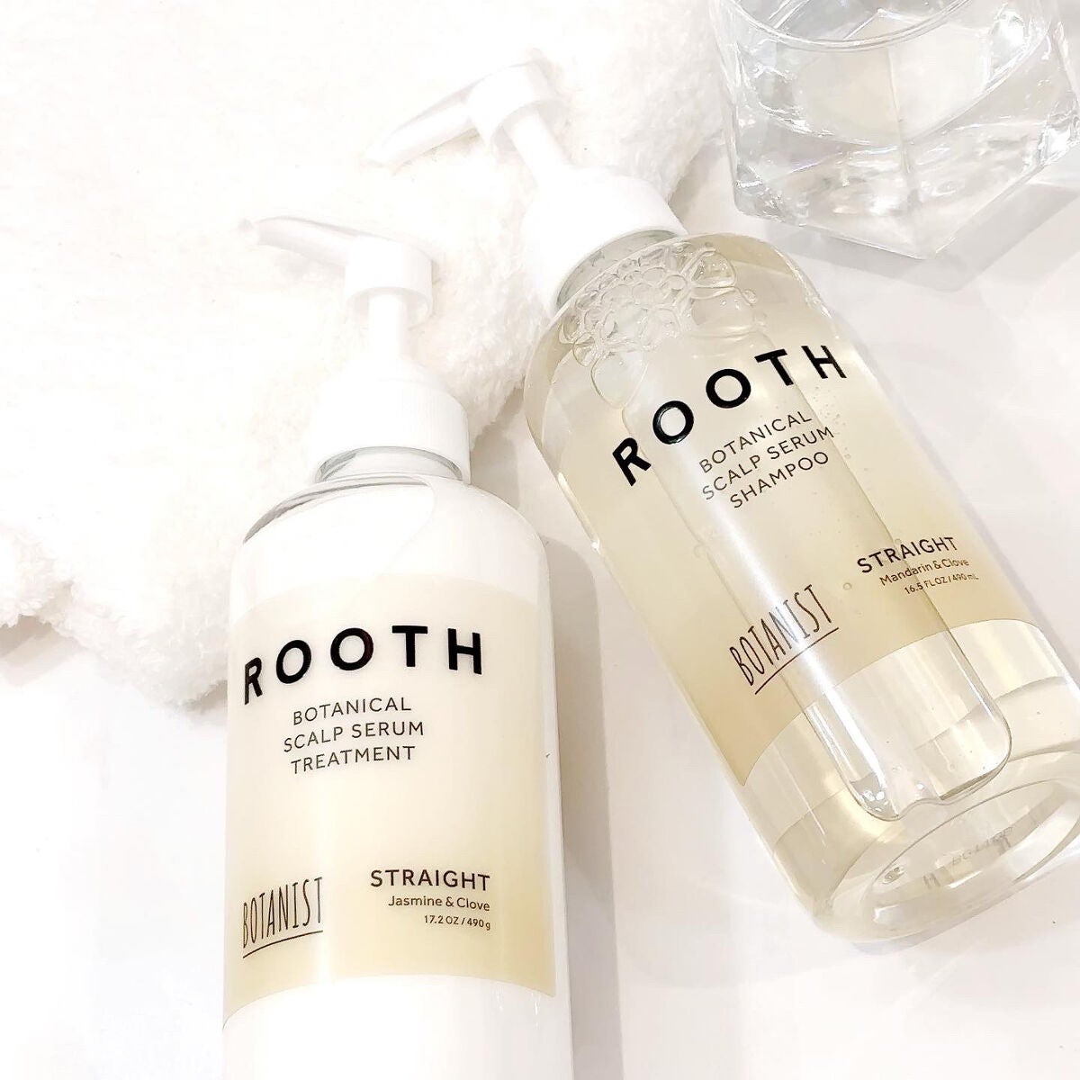 ルース ボタニカルスカルプセラム シャンプー・トリートメント(ストレート)/BOTANIST/市販シャンプーを使ったクチコミ(4枚目)