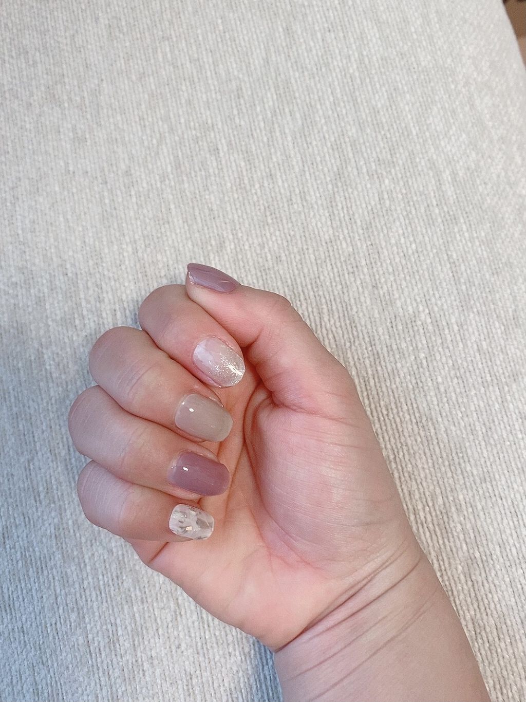 セミキュアジェルネイル(ペディキュア) PSS-001 P Newtro no.1 Pedicure/ohora/ネイルシールを使ったクチコミ（3枚目）