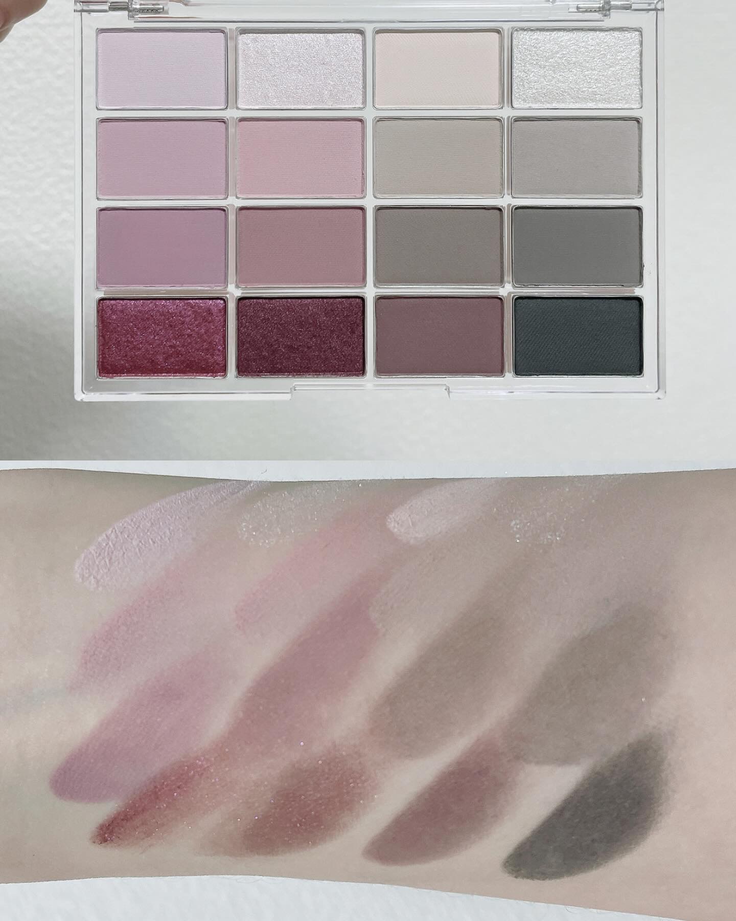 ソフトブラーリングアイパレット/wakemake/アイシャドウパレットを使ったクチコミ（3枚目）