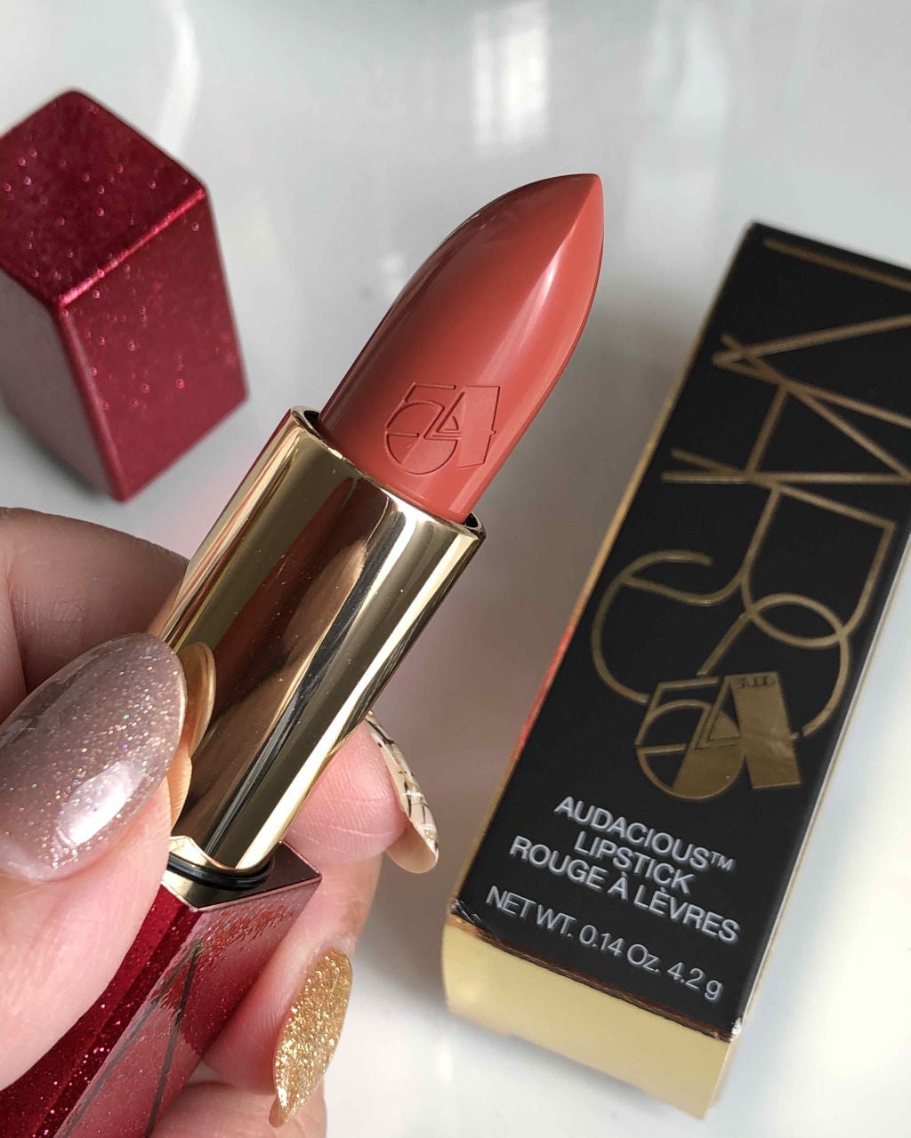 オーディシャスリップスティック 限定/NARS/口紅を使ったクチコミ(2枚目)