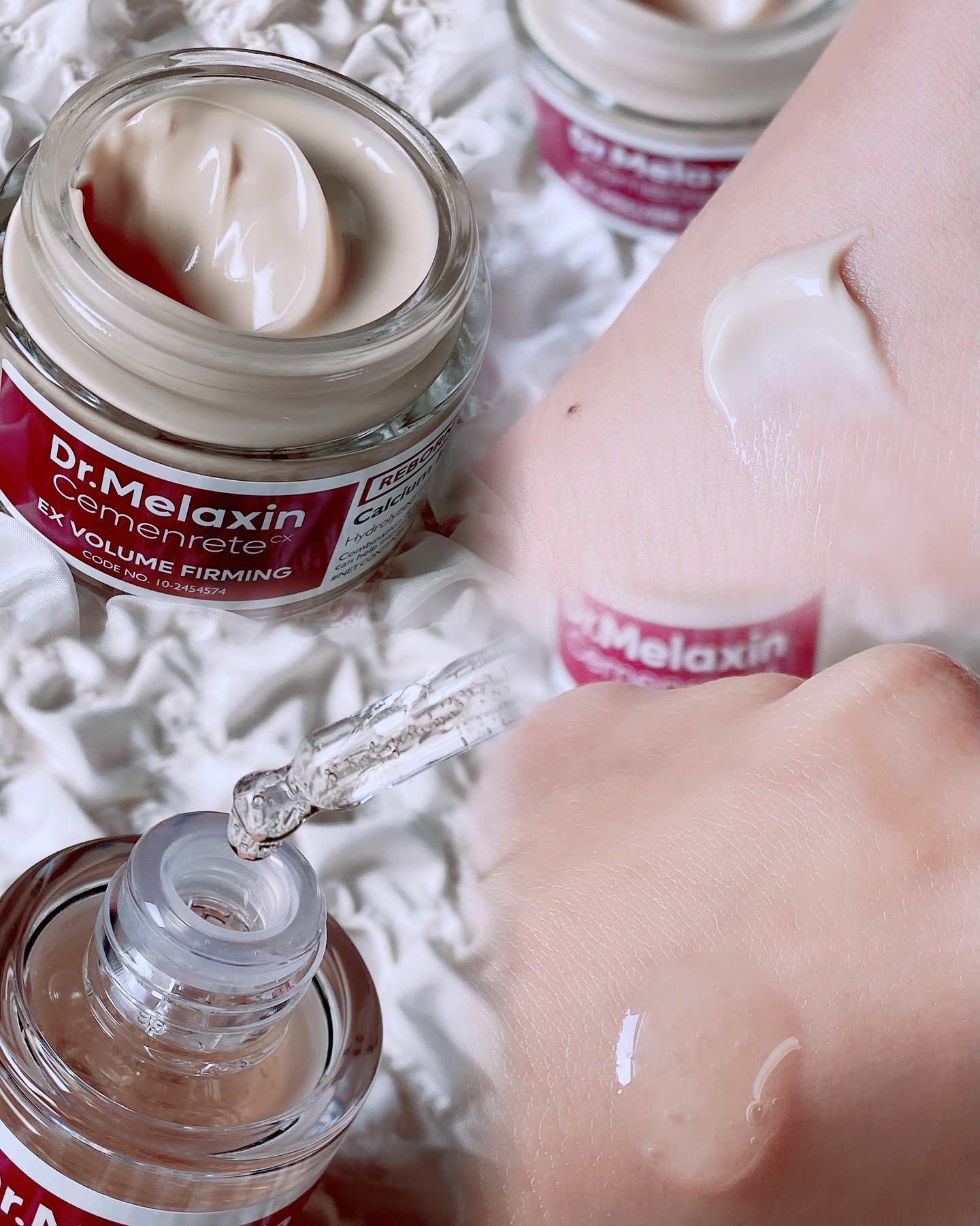 Cemenrete Calcium Intense Cream/Dr.Melaxin/フェイスクリームを使ったクチコミ（3枚目）