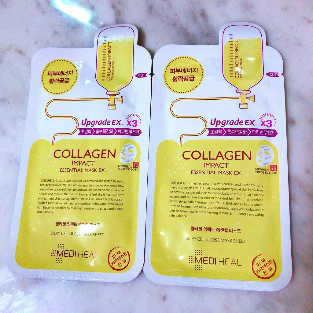 コラーゲン インパクト エッセンシャルマスクEX/MEDIHEAL/シートマスク・パックを使ったクチコミ(1枚目)