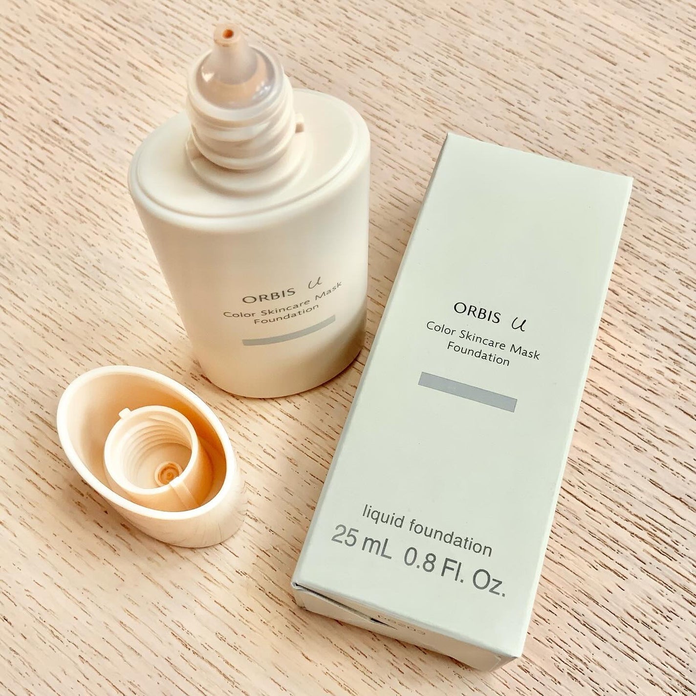 オルビスユー カラースキンケアマスク ファンデーション/オルビス/リキッドファンデーションを使ったクチコミ(2枚目)
