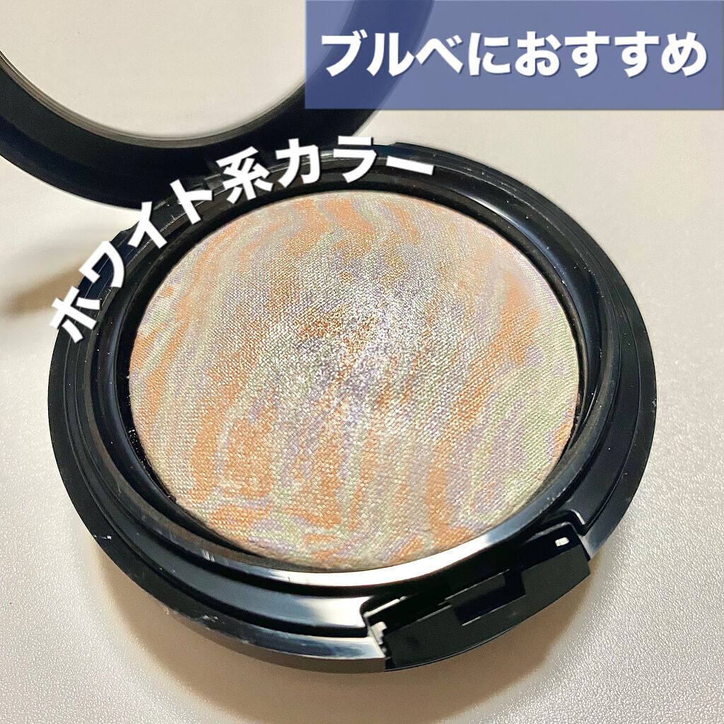 マーブルハイライター/LB/パウダーチークを使ったクチコミ(2枚目)