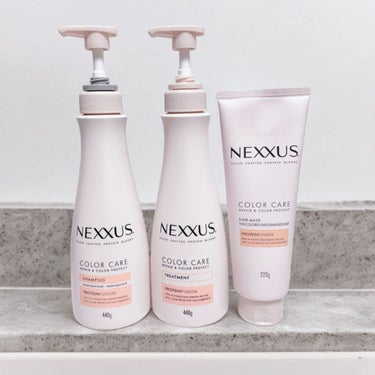 リペアアンドカラープロテクト ヘアマスク/NEXXUS(ネクサス)/洗い流すヘアトリートメントを使ったクチコミ（1枚目）