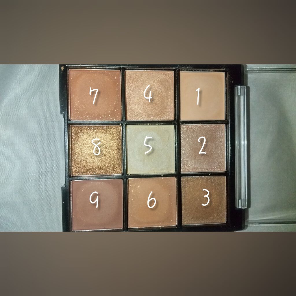 UR GLAM BLOOMING EYE COLOR PALETTE/U R GLAM/アイシャドウパレットを使ったクチコミ(2枚目)