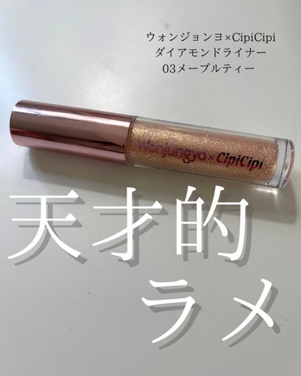 ウォンジョンヨ ダイヤモンドライナー/Wonjungyo/リキッドアイシャドウを使ったクチコミ(1枚目)