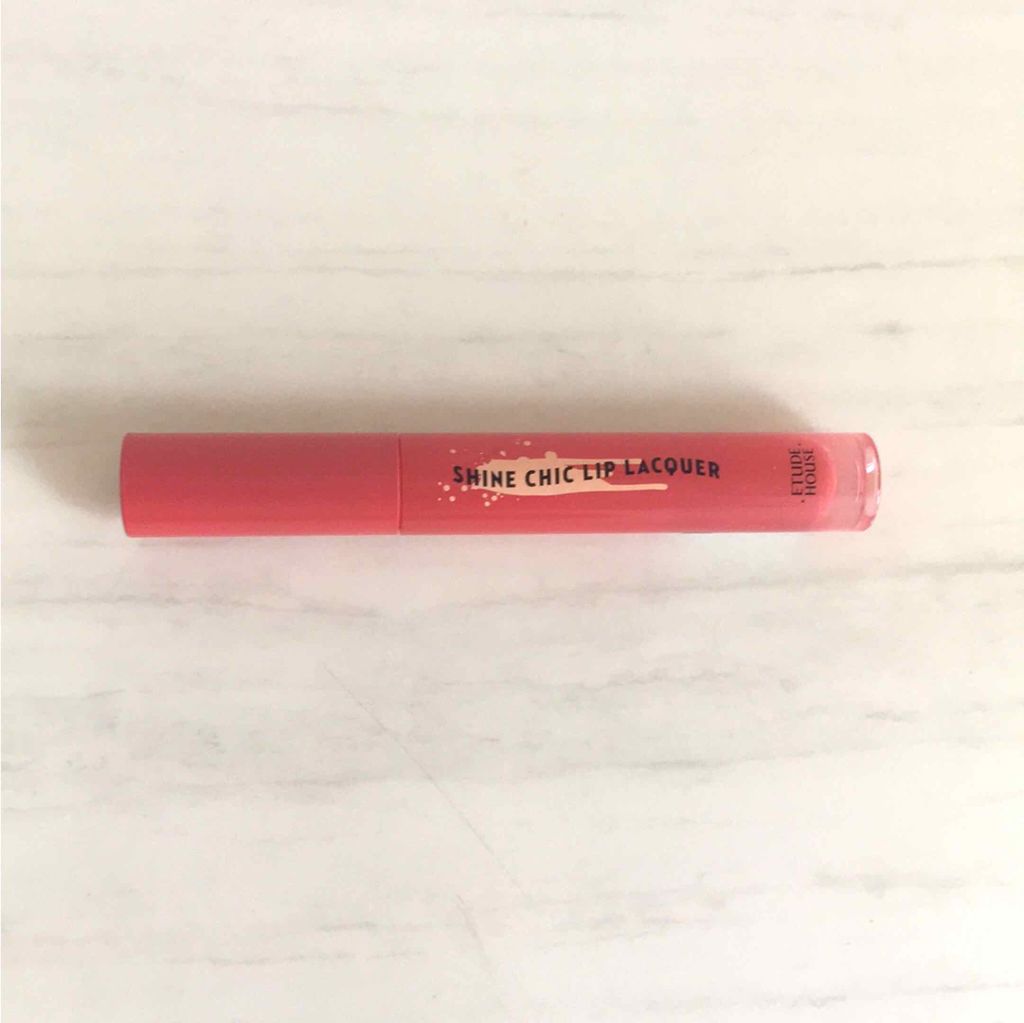 シャインシックリップラッカー/ETUDE/リップグロスを使ったクチコミ(1枚目)