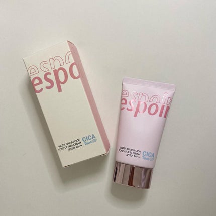 ウォータースプラッシュシカトーンアップクリーム/espoir/化粧下地を使ったクチコミ(3枚目)